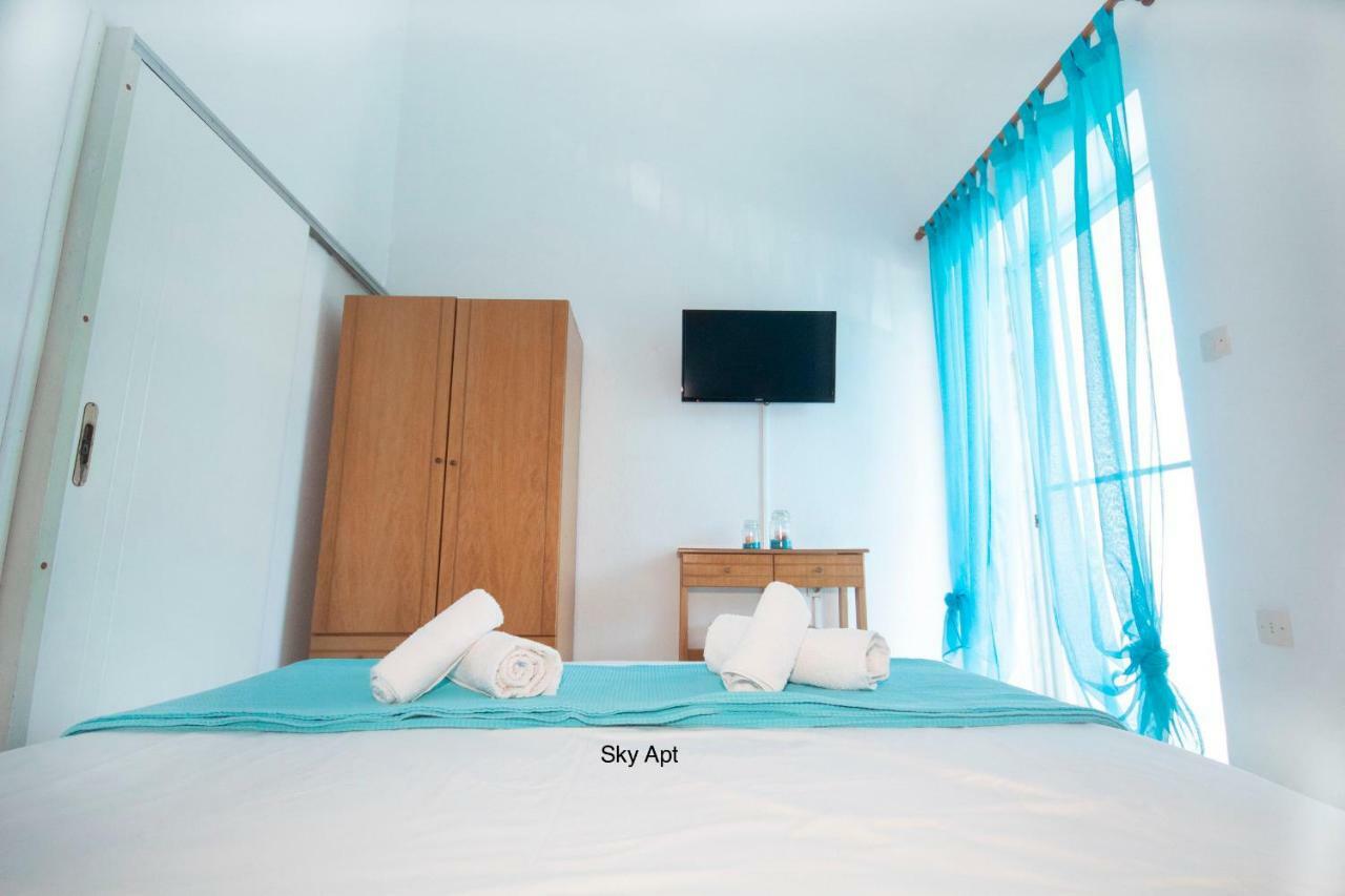 Aello Sea-Seafront Apartments Скала-Фуркас Экстерьер фото